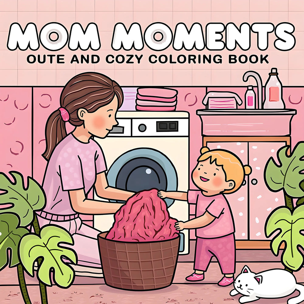 Kolorowanka Relaksacyjna Mom Moments | Atelier Querto
