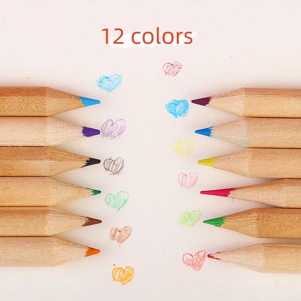 Set aus 12 farbigen Bastelstiften | Atelier Querto