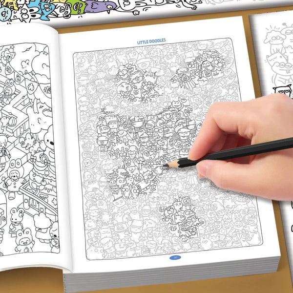 Książka do Rysowania Little Doodles | Atelier Querto